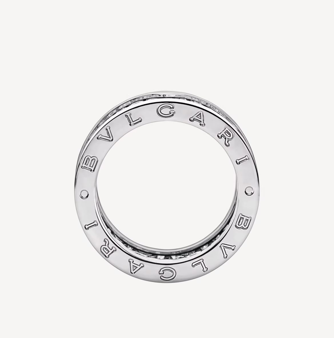 [Luna Brilliance]ZERO 1 WITH PAVED DIAMONDS ON THE SPIRAL RING