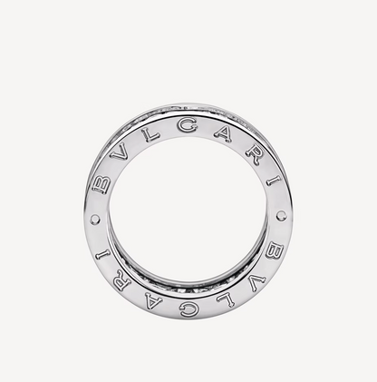 [Luna Brilliance]ZERO 1 WITH PAVED DIAMONDS ON THE SPIRAL RING