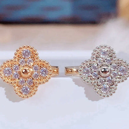 [Luna Brilliance]CLOVER DIAMOND RING