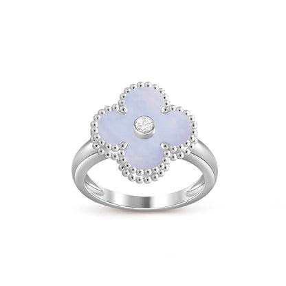 [Luna Brilliance]CLOVER SILVER DIOMND RING COLLECTION