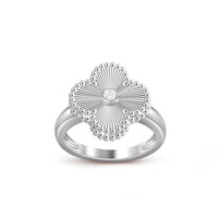 [Luna Brilliance]CLOVER SILVER DIOMND RING COLLECTION