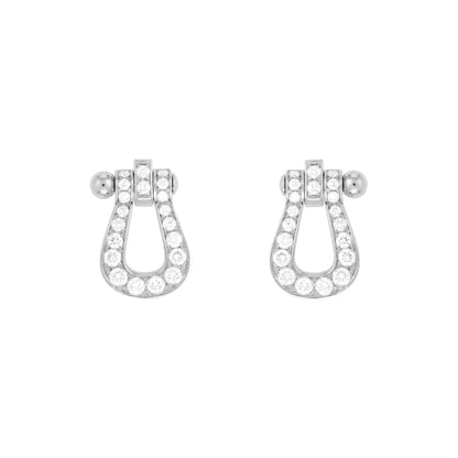 [Luna Brilliance]FORCE 10 FULL DIAMOND STUD EARRINGS MINI MODEL