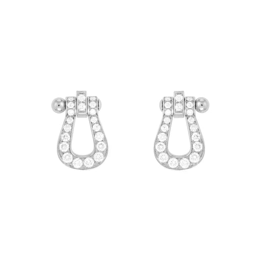 [Luna Brilliance]FORCE 10 FULL DIAMOND STUD EARRINGS MINI MODEL