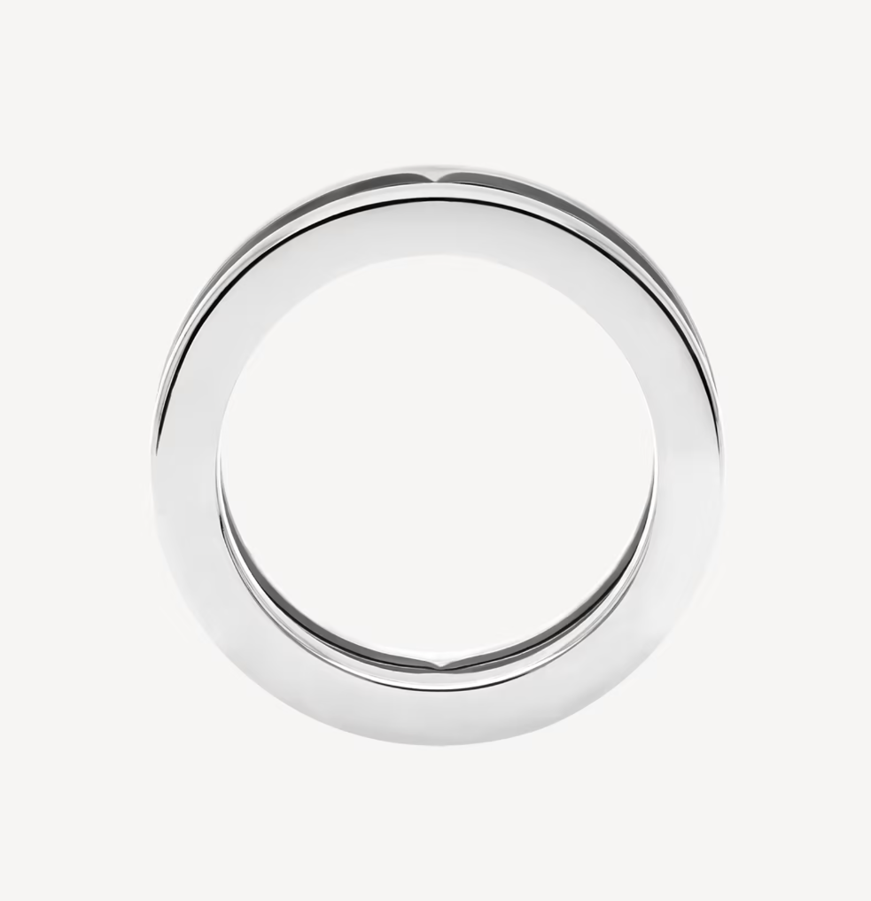 [Luna Brilliance]ZERO 1 ONE-BAND WITH OPENWORK LOGO SPIRAL RING
