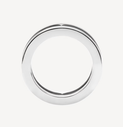 [Luna Brilliance]ZERO 1 ONE-BAND WITH OPENWORK LOGO SPIRAL RING
