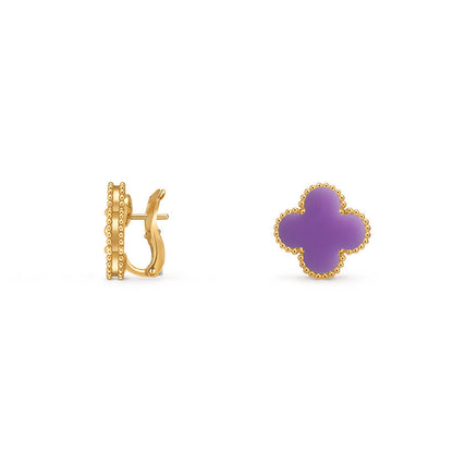 [Luna Brilliance]CLOVER 15MM MOP EARRINGS COLLECTION