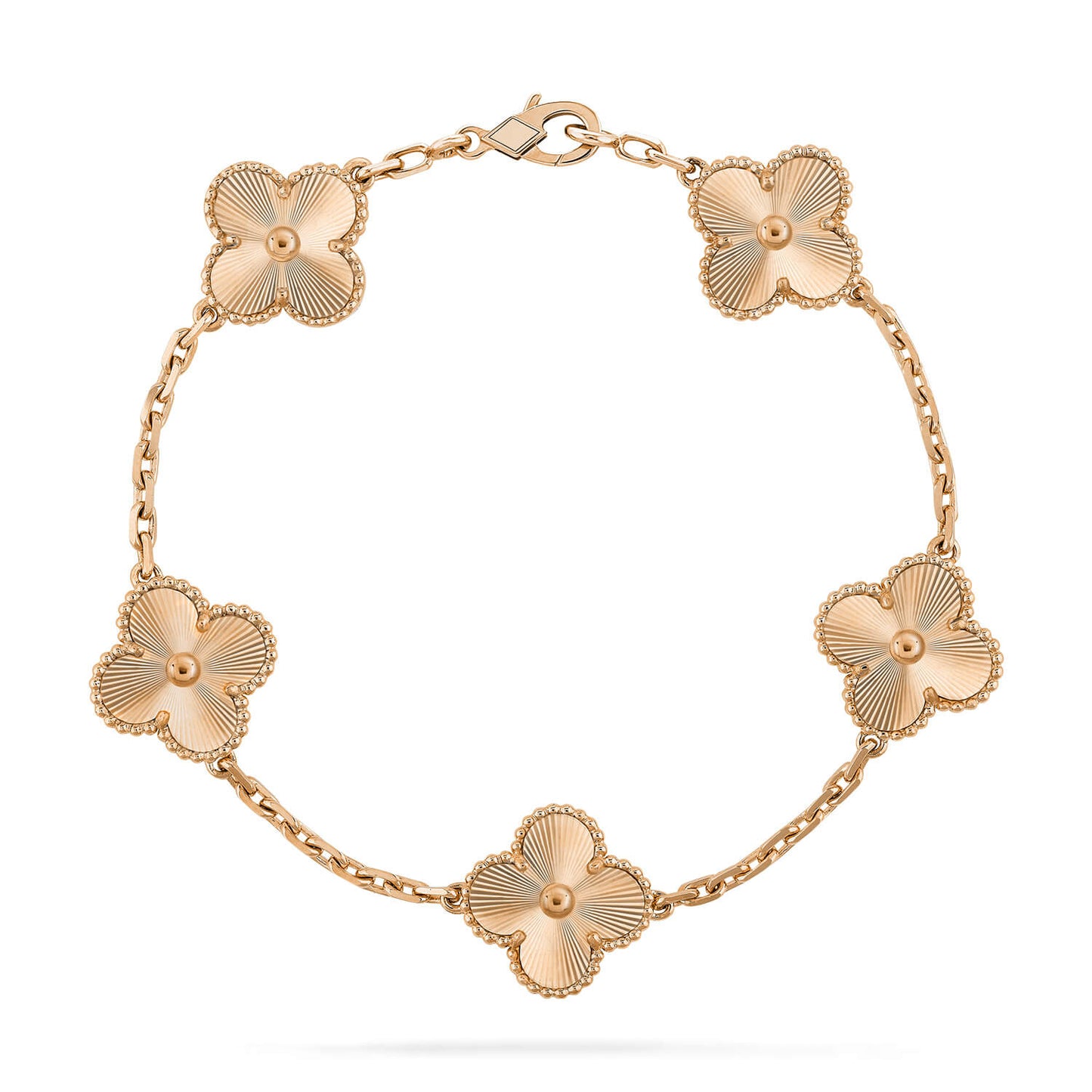[Luna Brilliance]CLOVER 5 FLOWERS LASER BRACELET