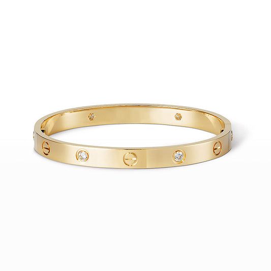 [Luna Brilliance]LOVE BRACELET 6.1MM 4 DIAMONDS