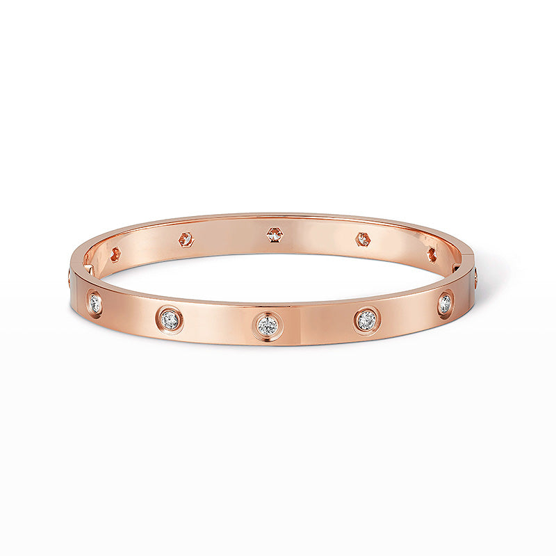 [Luna Brilliance]LOVE BRACELET 6.1MM 10 DIAMONDS