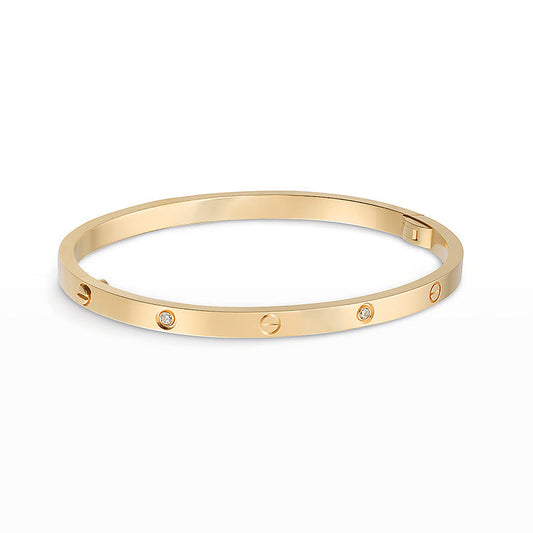 [Luna Brilliance]LOVE BRACELET 3.65MM 6 DIAMONDS