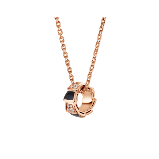 [Luna Brilliance]SERPENTI PEDANT DIAMOND NECKLACE