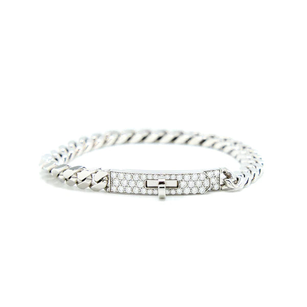 [Luna Brilliance]KELLY CHAIN SILVER DIAMOND BRACELET
