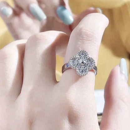[Luna Brilliance]CLOVER DIAMOND RING