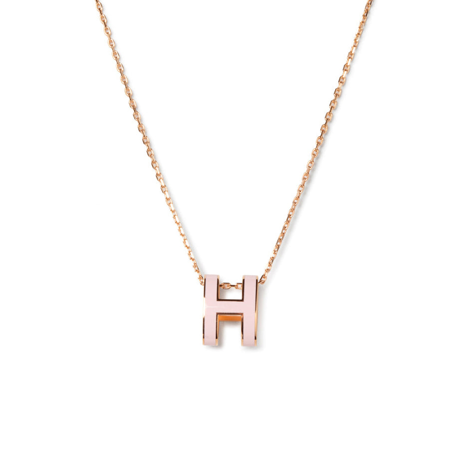 [Luna Brilliance]POP H PEDANT PINK GOLD