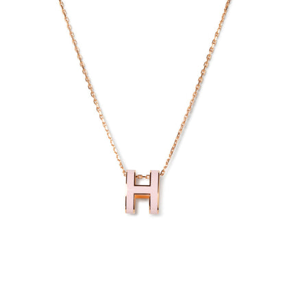 [Luna Brilliance]POP H PEDANT PINK GOLD