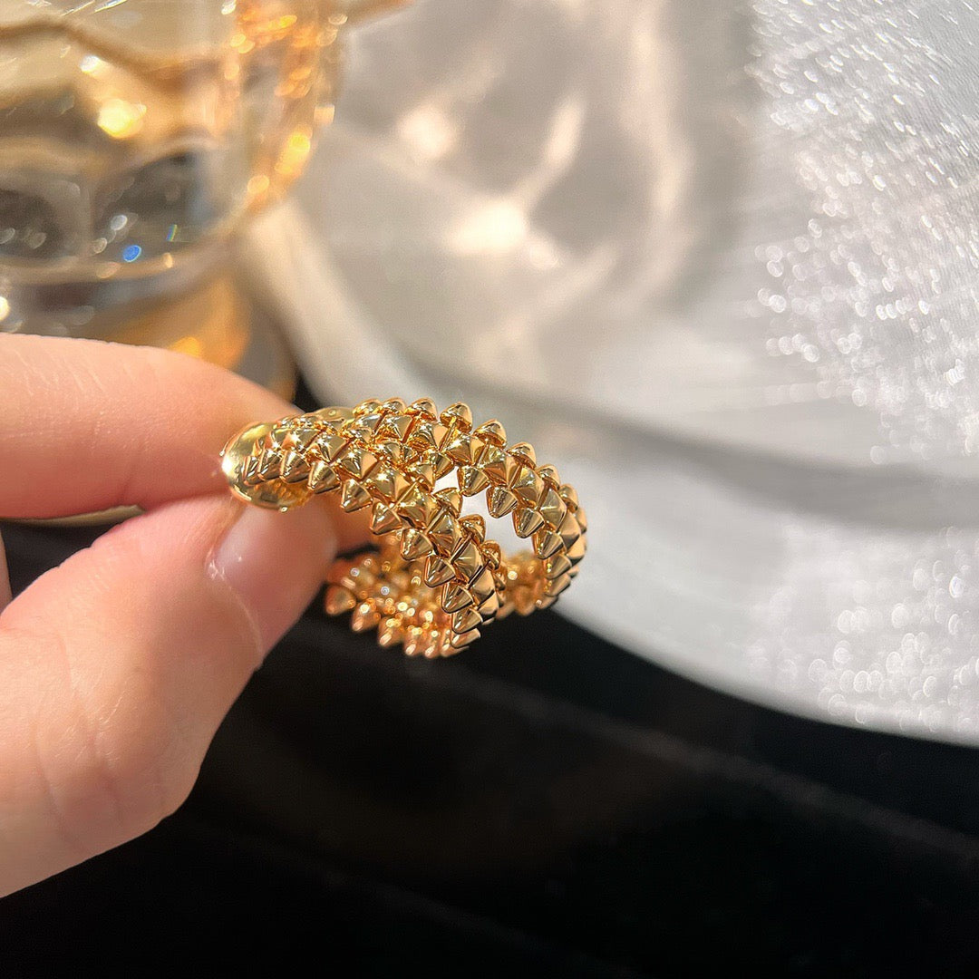 [Luna Brilliance]CLASH SMALL HOOP EARRINGS