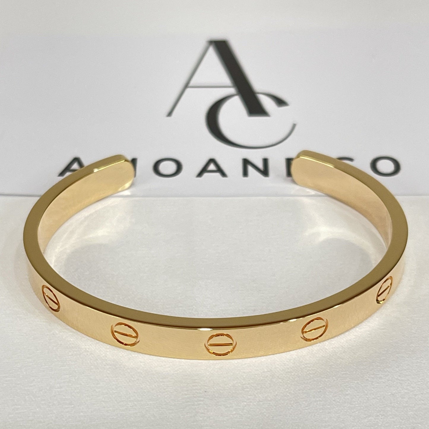 [Luna Brilliance]LOVE BRACELET 6.1MM OPEN CUFF