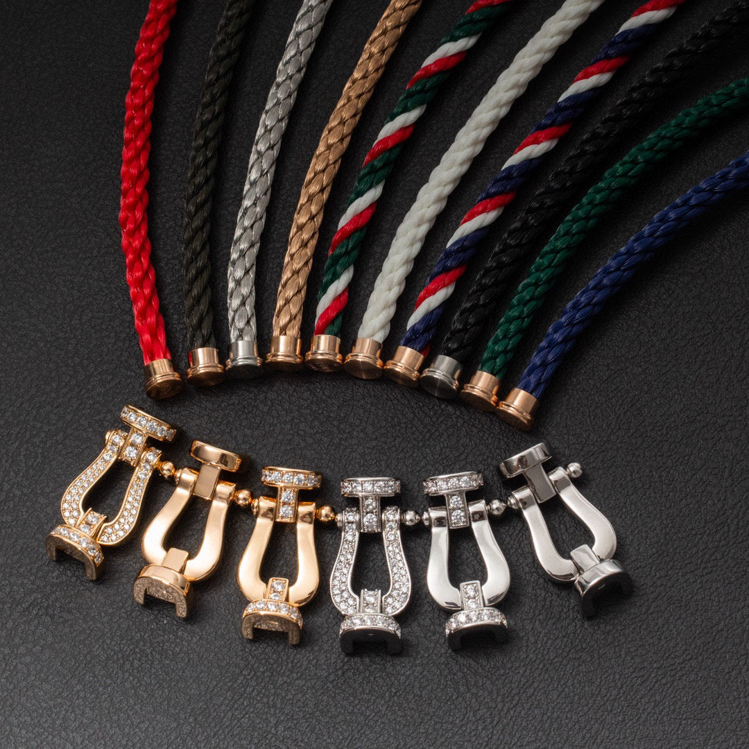 [Luna Brilliance]FORCE LARGE HORSESHOE NO DIAMOND BRACELET SILVER