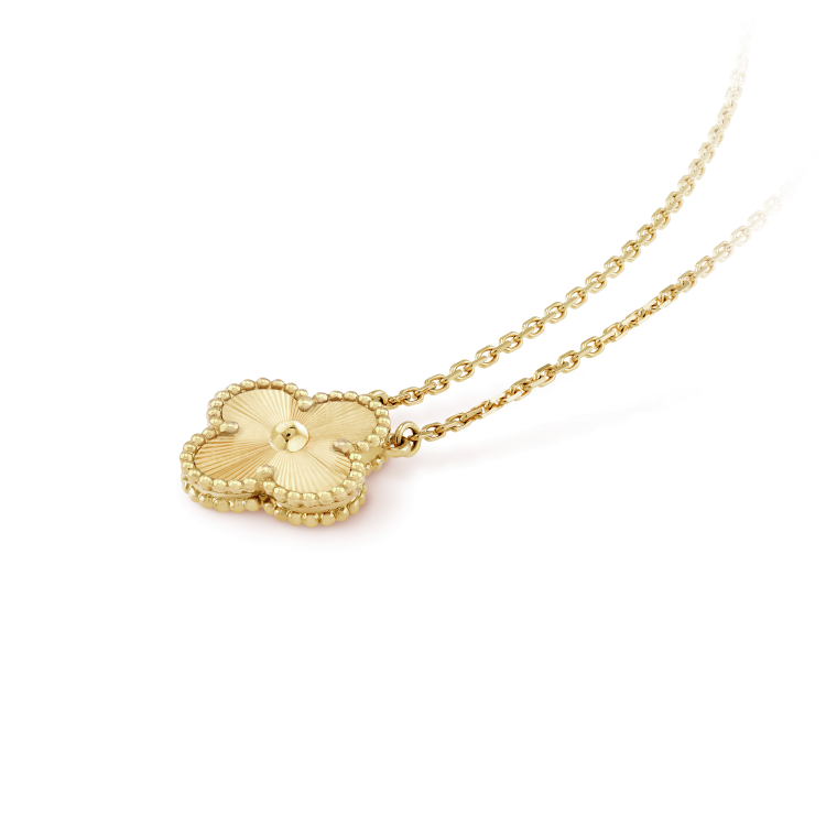 [Luna Brilliance]CLOVER 15MM LASER NECKLACE
