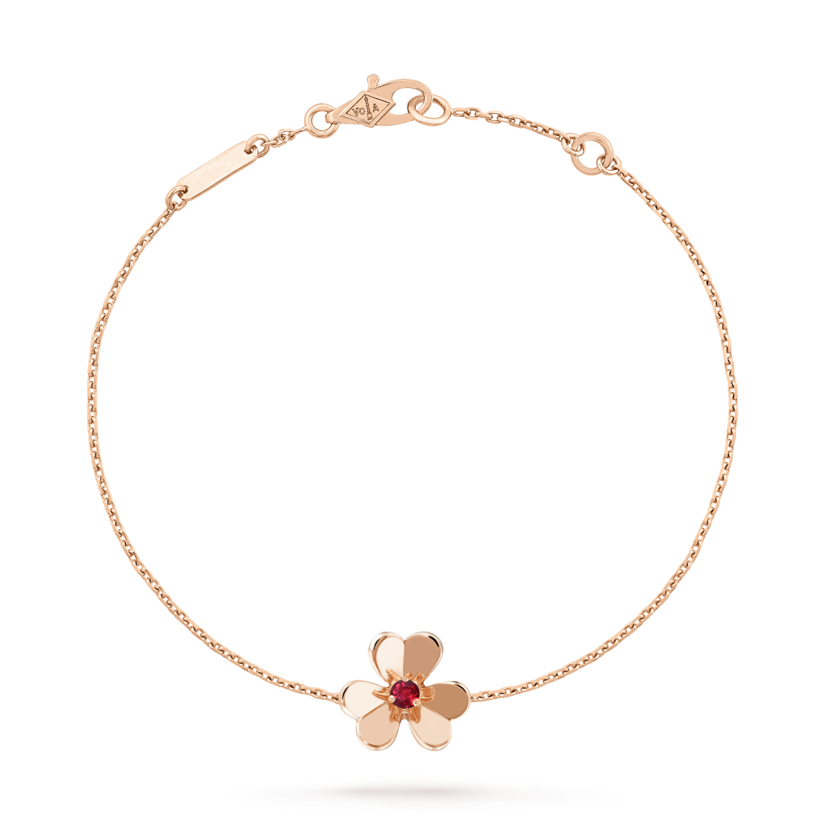 [Luna Brilliance]FRIVOLE GOLD FLOWER PINK MALACHITE BRACELET