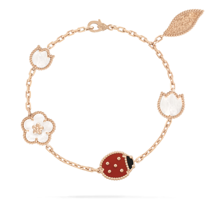 [Luna Brilliance]LUCKY SPRING 5 MOTIF BRACELET