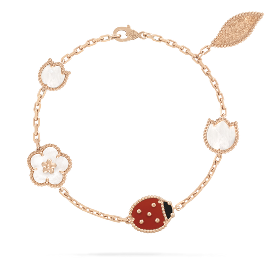 [Luna Brilliance]LUCKY SPRING 5 MOTIF BRACELET