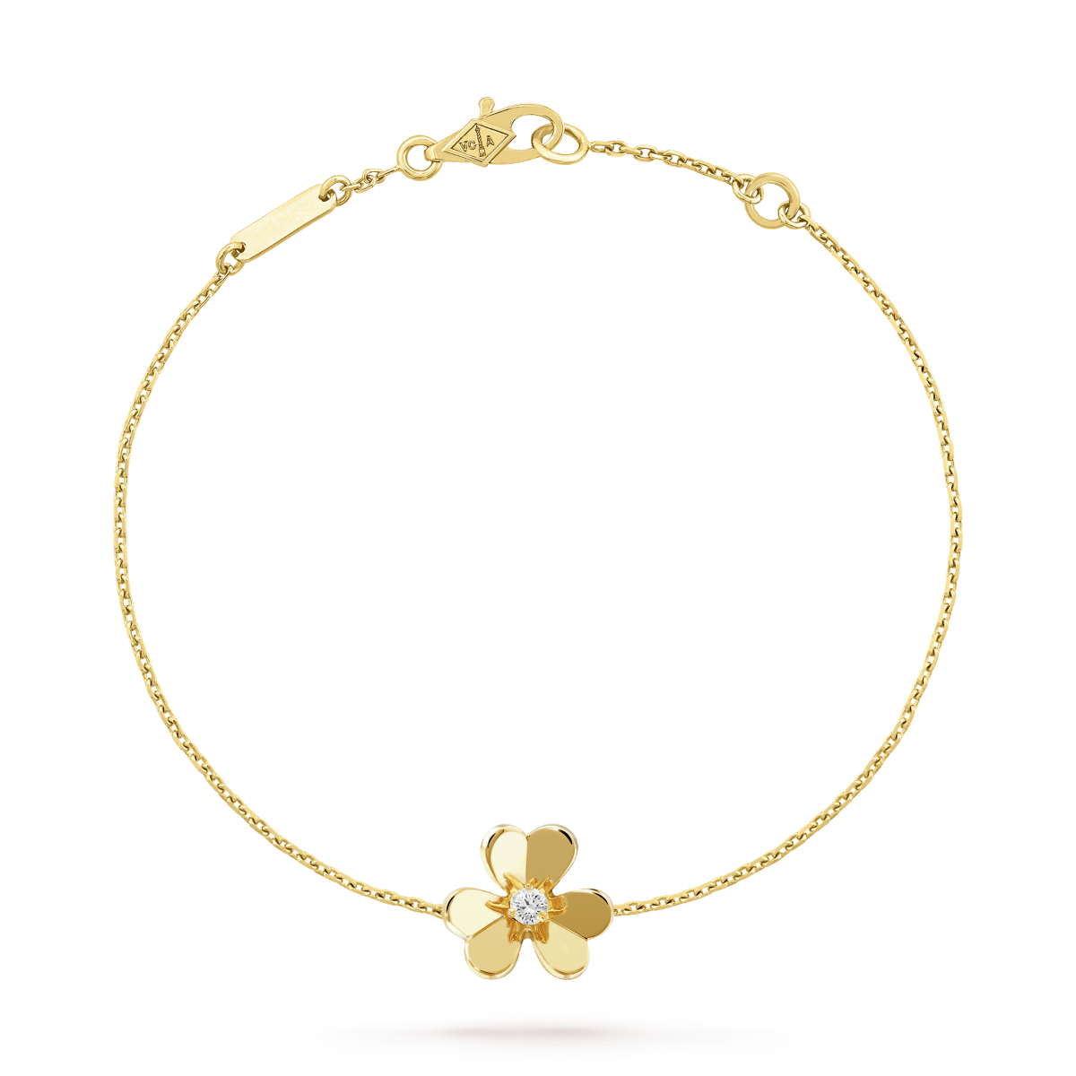 [Luna Brilliance]FRIVOLE GOLD FLOWER PINK MALACHITE BRACELET