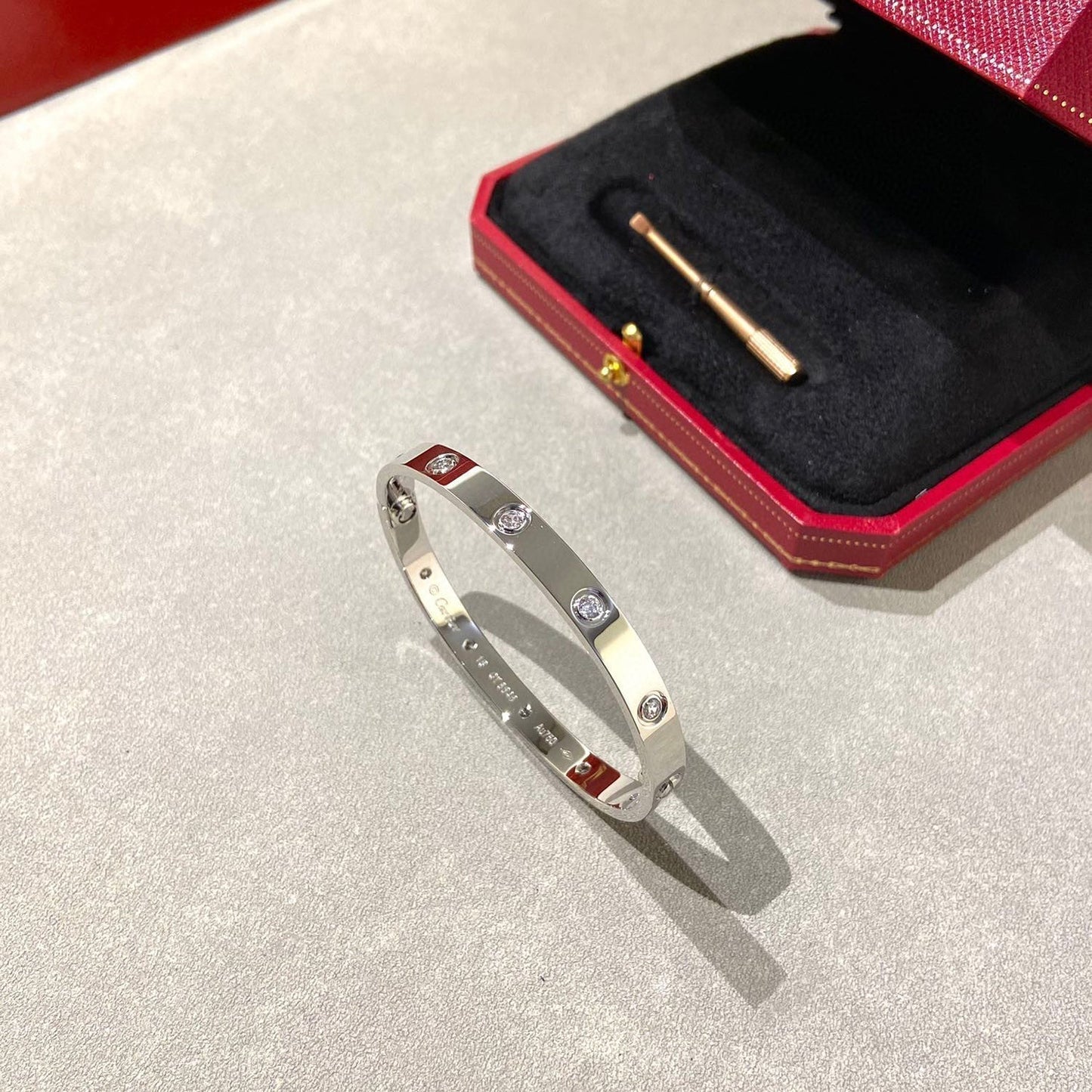 [Luna Brilliance]LOVE BRACELET 6.1MM 10 DIAMONDS