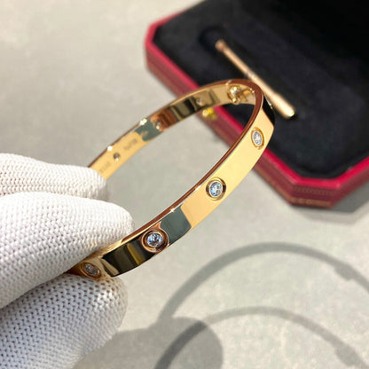 [Luna Brilliance]LOVE BRACELET 6.1MM 10 DIAMONDS