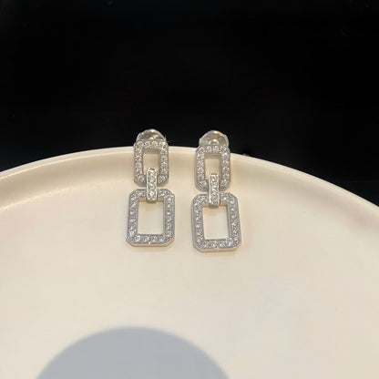 [Luna Brilliance]LINKS MEDIUM EARRINGS DIAMOND
