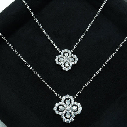 [Luna Brilliance]LOOP NECKLACE FULL MOTIF DIAMOND COMBINATION