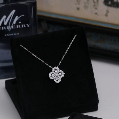 [Luna Brilliance]LOOP NECKLACE FULL MOTIF DIAMOND COMBINATION