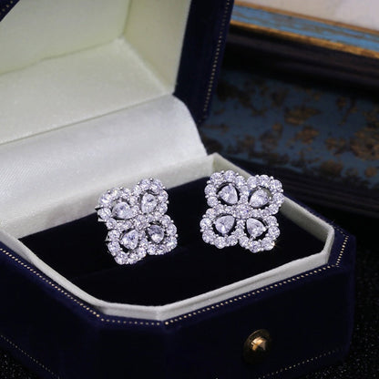 [Luna Brilliance]LOOP NECKLACE FULL MOTIF DIAMOND COMBINATION
