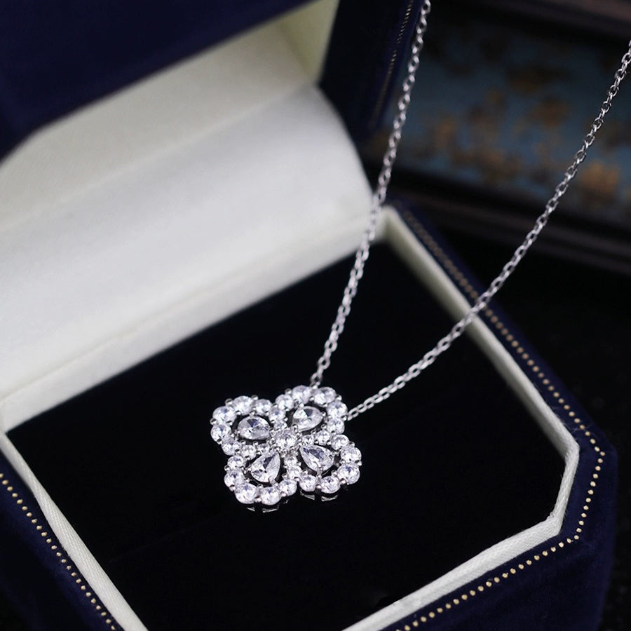 [Luna Brilliance]LOOP NECKLACE FULL MOTIF DIAMOND COMBINATION
