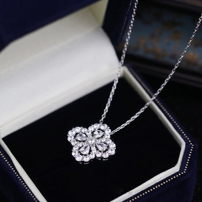 [Luna Brilliance]LOOP NECKLACE FULL MOTIF DIAMOND COMBINATION