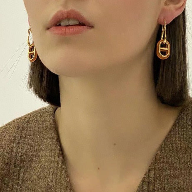 [Luna Brilliance]HM O'MAILLON GOLD EARRINGS