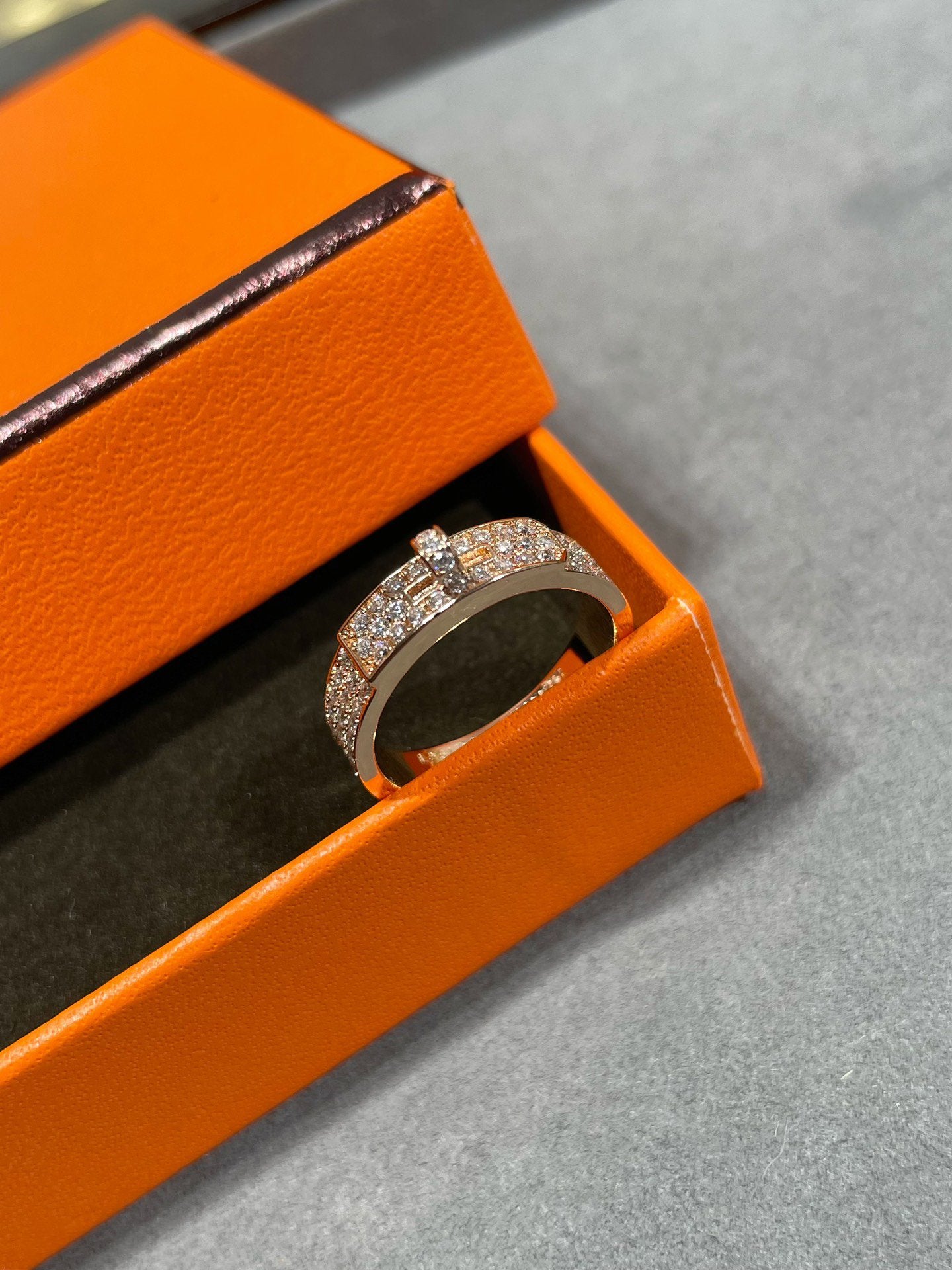[Luna Brilliance]KELLY PINK GOLD DIAMOND RING