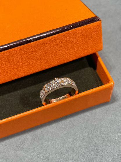 [Luna Brilliance]KELLY PINK GOLD DIAMOND RING