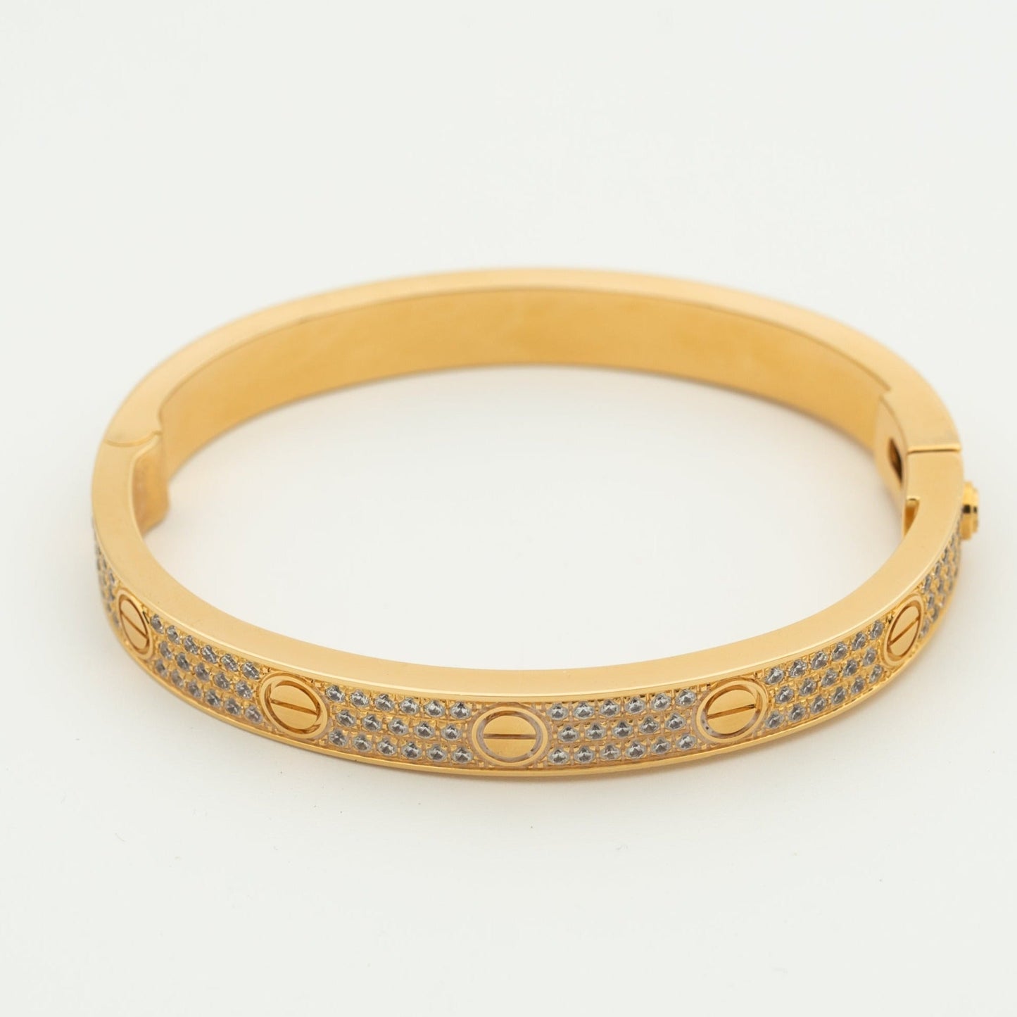 [Luna Brilliance]LOVE BRACELET 6.1MM DIAMOND-PAVED