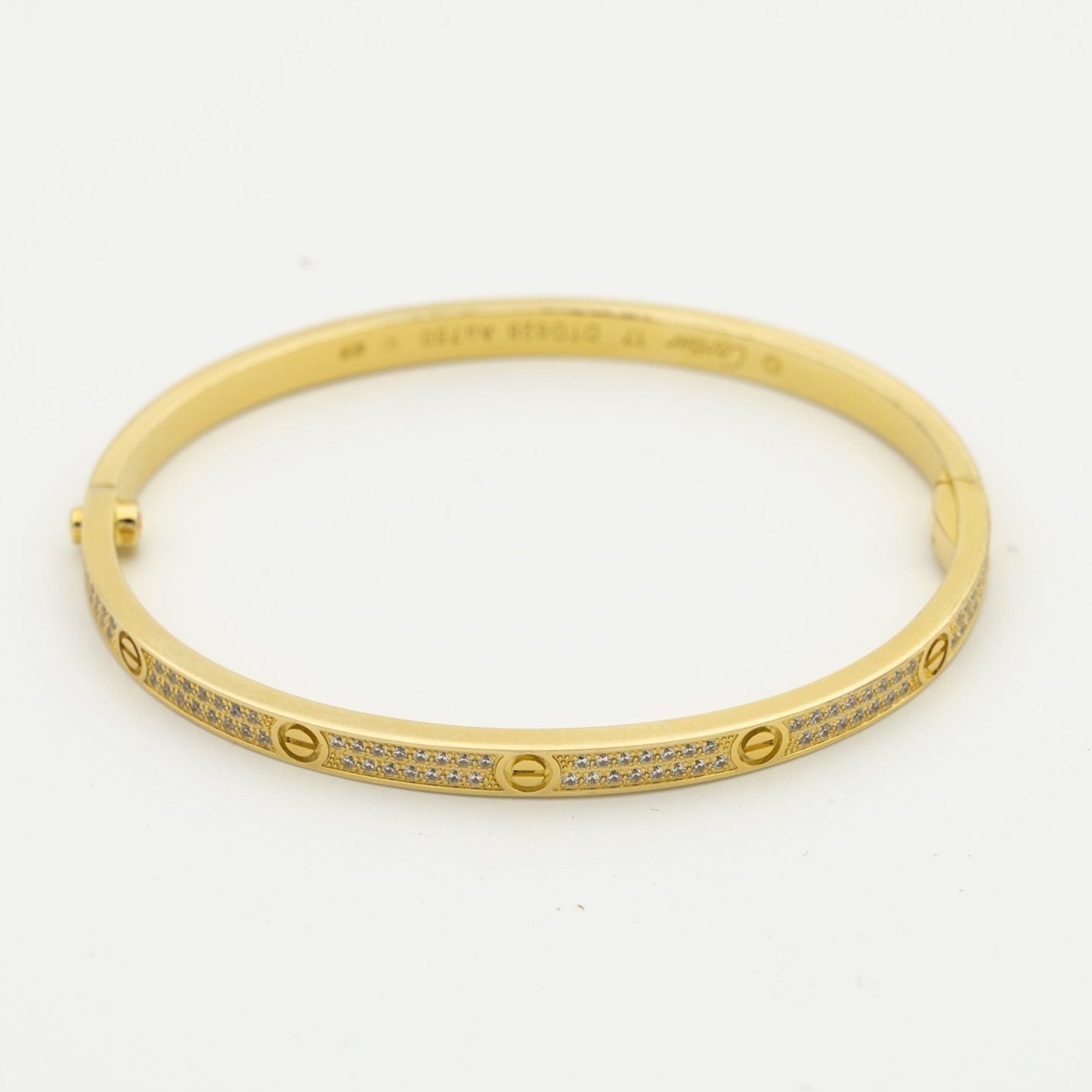 [Luna Brilliance]LOVE BRACELET 3.65MM DIAMOND-PAVED