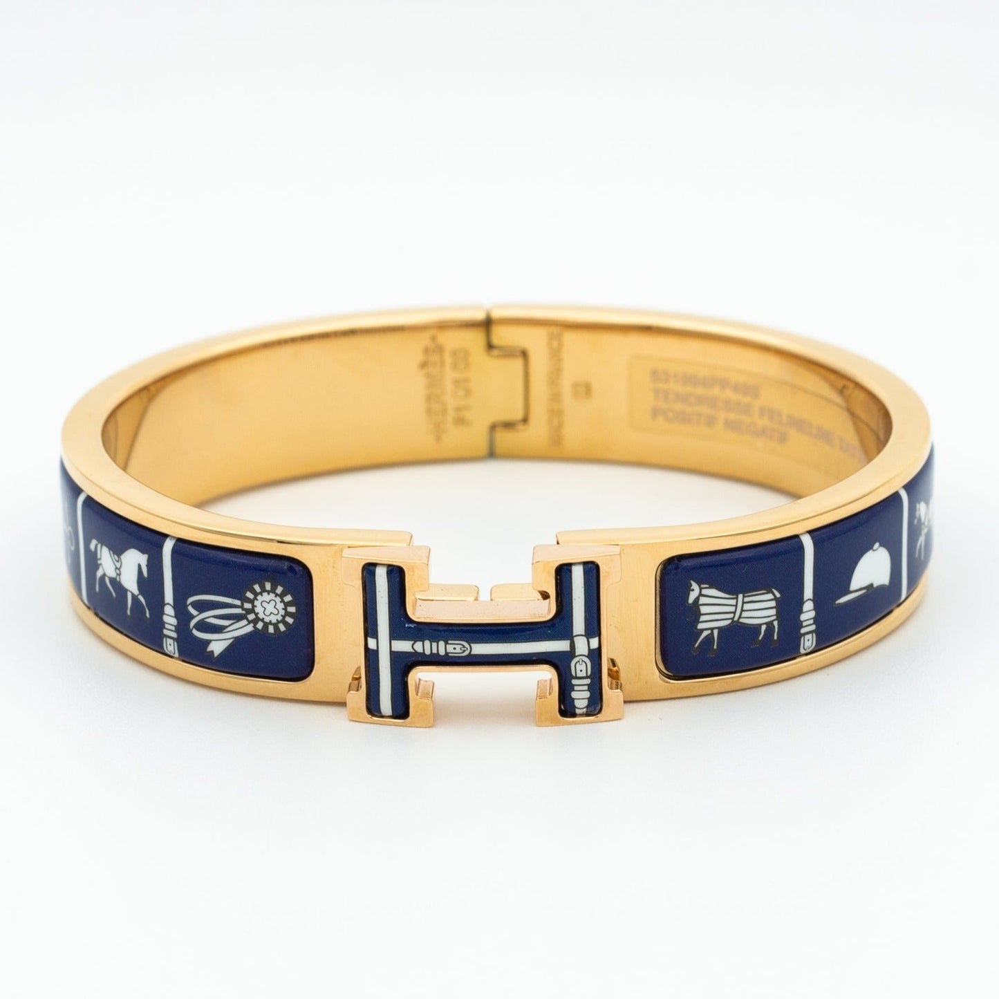 [Luna Brilliance]H BRACELET BLUE CERAMIC