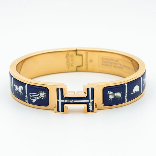 [Luna Brilliance]H BRACELET BLUE CERAMIC