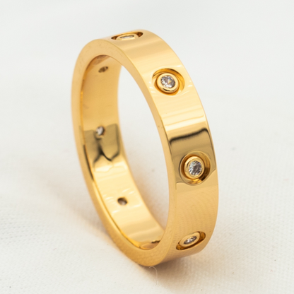 [Luna Brilliance]LOVE RING 3.6MM 8 DIAMONDS