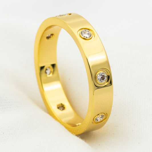 [Luna Brilliance]LOVE RING 3.6MM 8 DIAMONDS