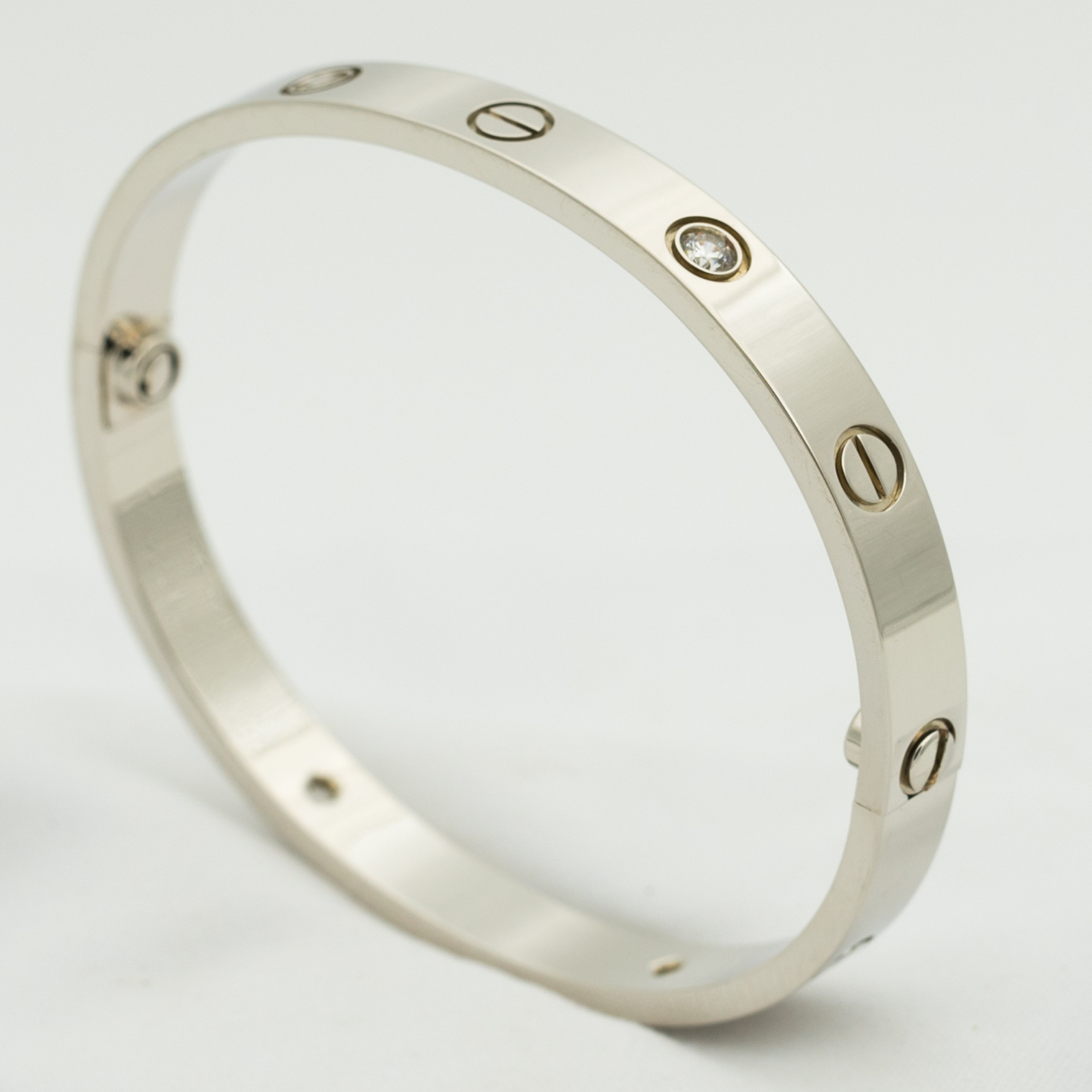[Luna Brilliance]LOVE BRACELET 6.1MM 4 DIAMONDS