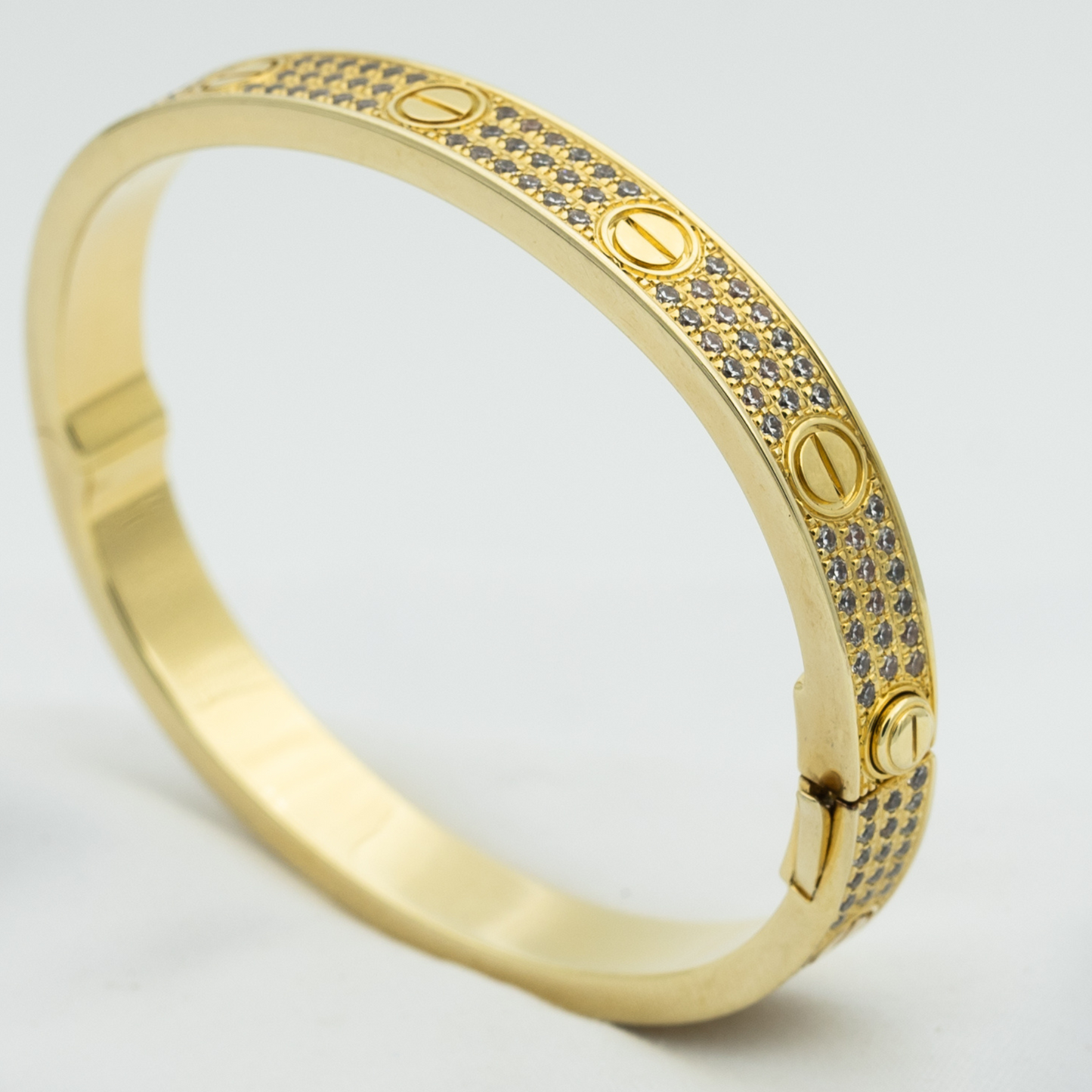 [Luna Brilliance]LOVE BRACELET 6.1MM DIAMOND-PAVED