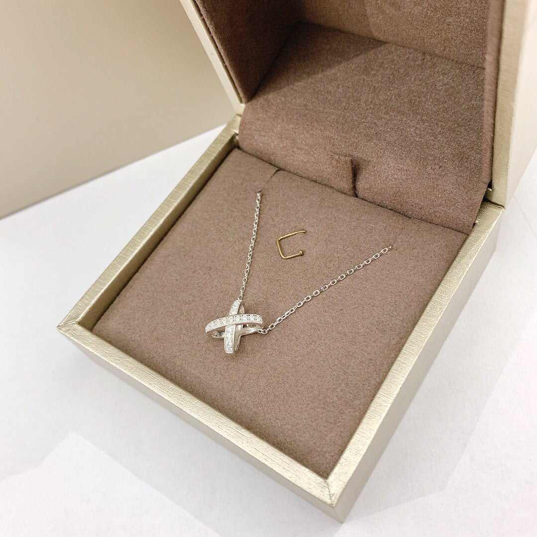 [Luna Brilliance]JEUX DE DIAMOND NECKLACE