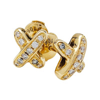[Luna Brilliance]JEUX DE GOLD DIAMOND EARRINGS