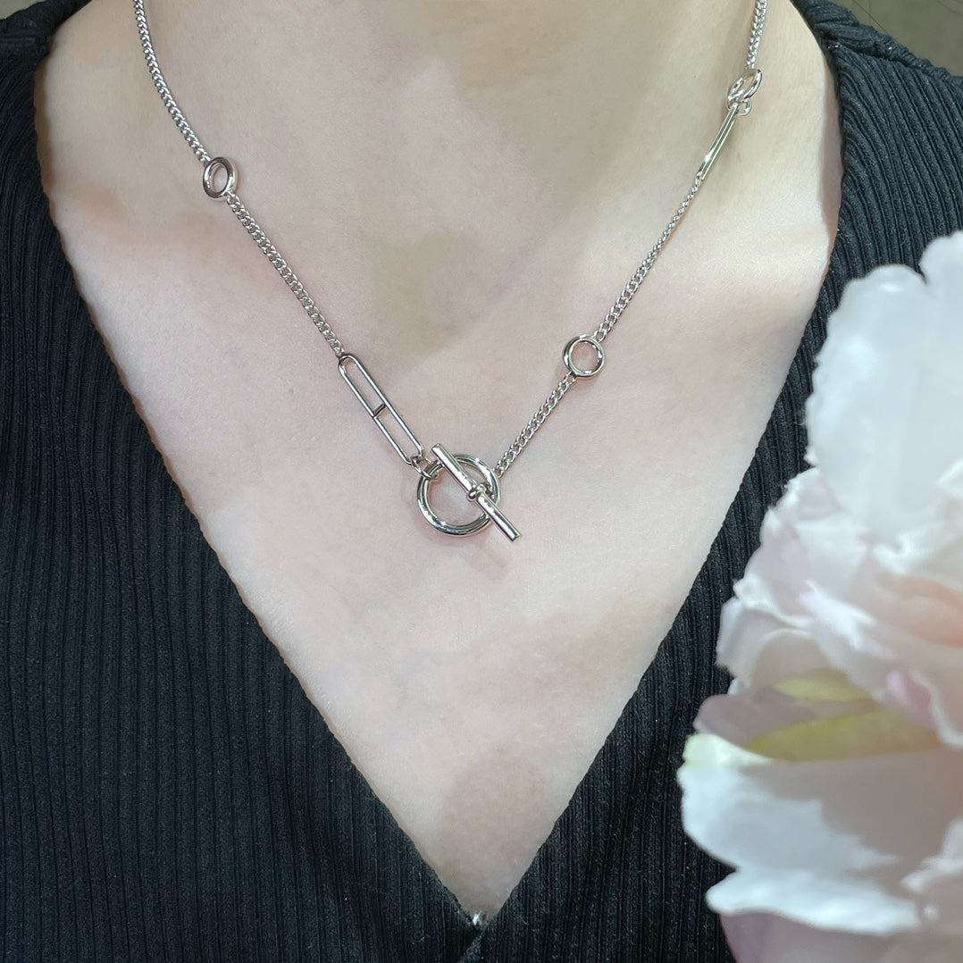 [Luna Brilliance]HM STERLING CHAINE D'ANCRE HEART