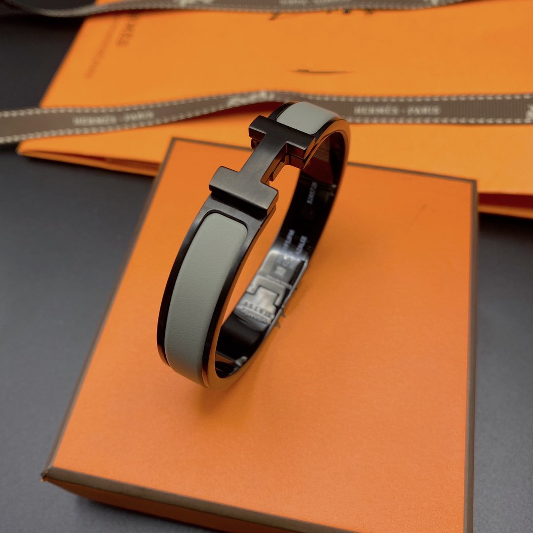 [Luna Brilliance]CLIC HM SO BLACK GREY BRACELET